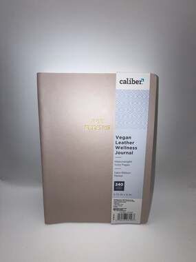 Caliber Just Breathe Vegan Leather Wellness Journal 5.75 x 8 In